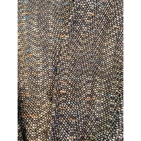Oscar by Oscar De La Renta Blazer w/ Belt EUC Sz 10 Tweed Multicolored Brown Tan - Picture 12 of 13